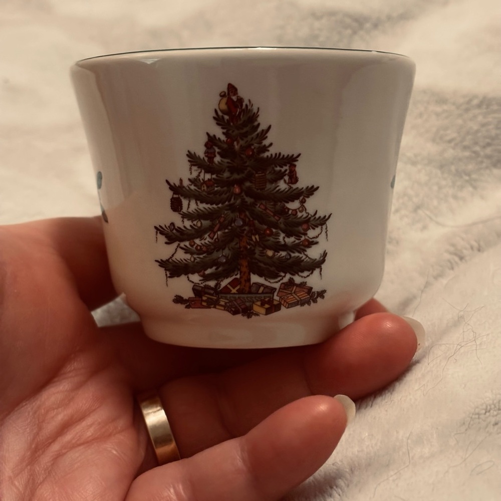 Spode Christmas Tree Votive Candle Holder
